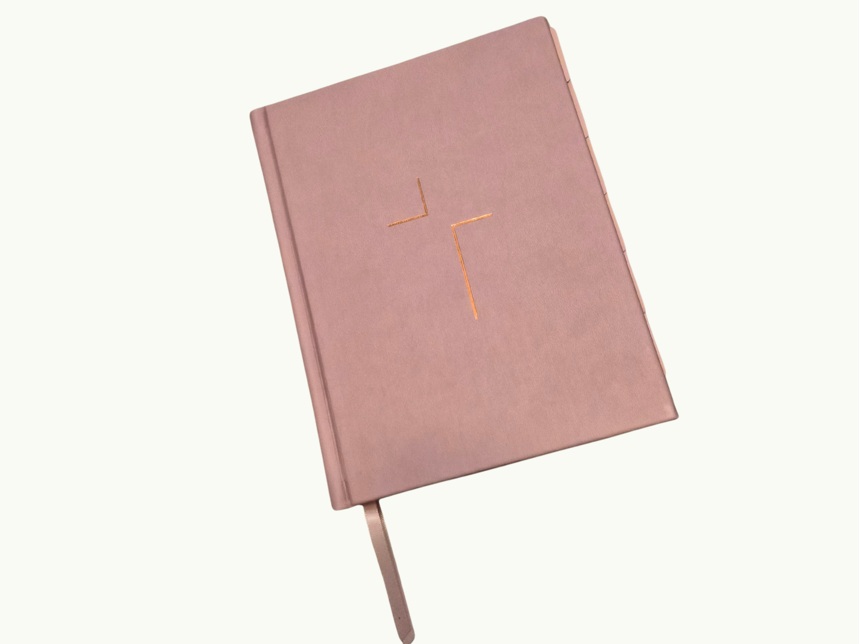Womens "The Jesus Bible" NIV or ESV Loaded | Pink Hardcover with Tabs & PomPom Ribbon
