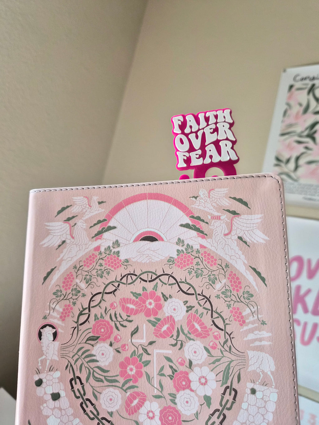 Faith Over Fear Jumbo Paperclip | Faith Theme Stationary