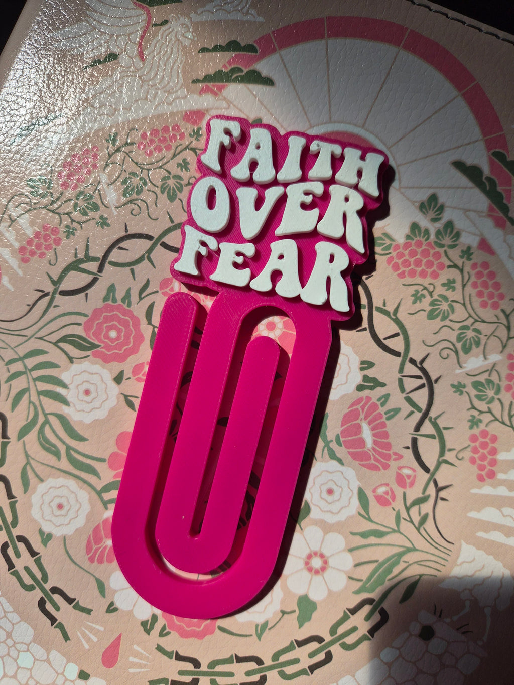 Faith Over Fear Jumbo Paperclip | Faith Theme Stationary