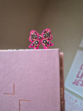 Pink Cheetah Print Jumbo Paperclip |  Cheetah Faith Theme Stationary
