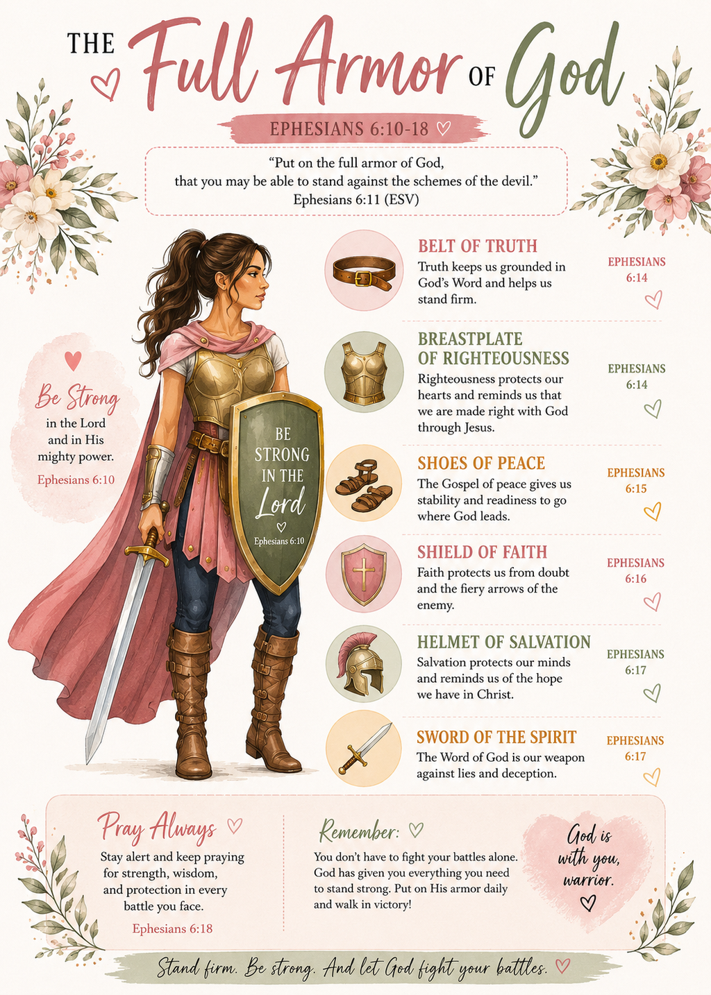 The Full Armor of God Bible Study Bundle (Digital Download)