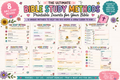 The Ultimate Bible Study Methods Tip Ins Bundle (Digital Download)