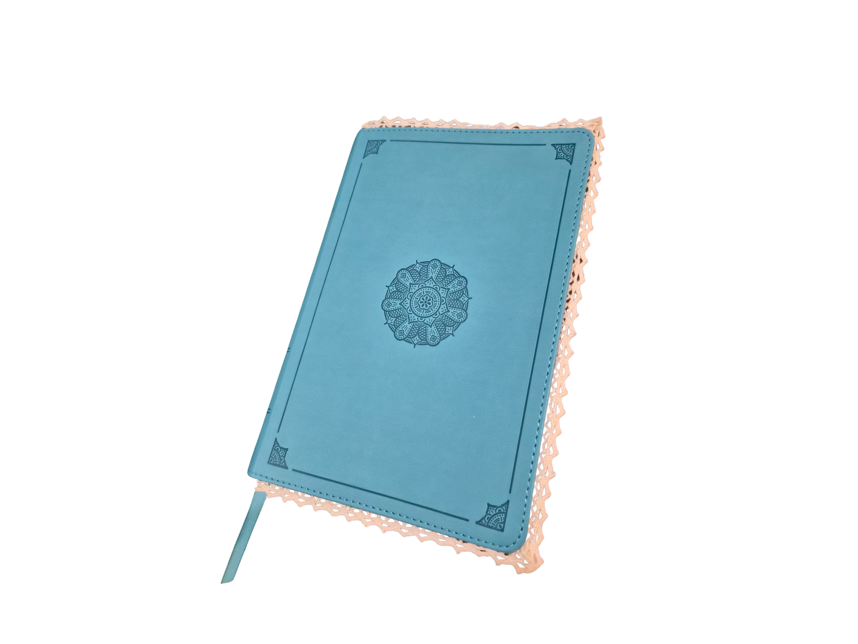 Women's ESV Study Bible - Loaded | Turquoise Soft Cover with Matching Tabs and Pompom Ribbon